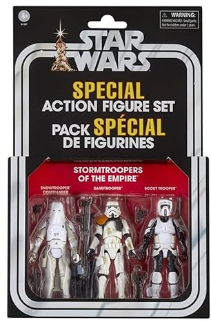 STAR WARS The Vintage Collection Stormtroopers of The Empire, 9,5 cm Premium Collectible Action Figure Pack de 3