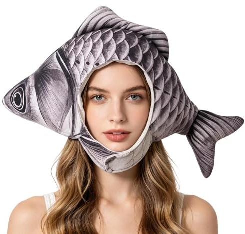 Genérico Sombrero de Cabeza de - Disfraz 3D de Transpirable | Sombrero Gracioso de Animal - para, Cosplay, Fotografía, Carnaval, Mascarada, Halloween, Cumpleaños, Niños, Adultos,