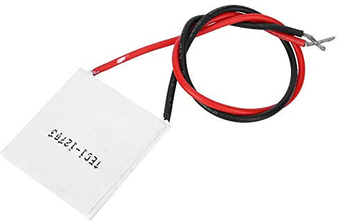 ViaGasaFamido TEC1-12703 30x30mm 12V 3A thermoelectric cooler peltier module for cooling systems, ceramic heatsink with high efficiency and reliable performance for electronic temperature control