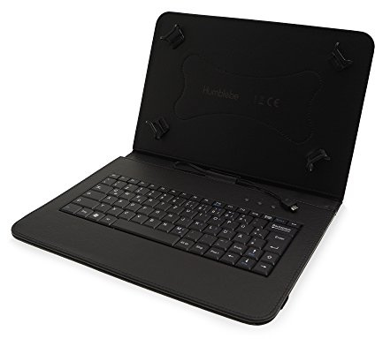 humblebe Hülle inkl. Deutscher QWERTZ Tastatur für 10.5 Samsung Galaxy Tab S5e in SCHWARZ [passend für SM-T720, SM-T725]