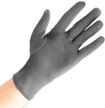 WELL B4 Baumwollhandschuhe 100% Baumwolle für Handmasken & Schutz – Weiche Unterziehhandschuhe für trockene, sensible Haut (Dermatest: Sehr gut)