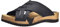 Sanita Salto Sport Flex Sandale | Original handgemacht | Flexible Leder-Holzsandale für Damen | Extrem leichte Sohle | 42 EU | Schwarz
