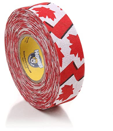 Howies Hockeyschläger-Klebeband, hochwertig, farbige kanadische Flagge, 2,5 cm x 22 m