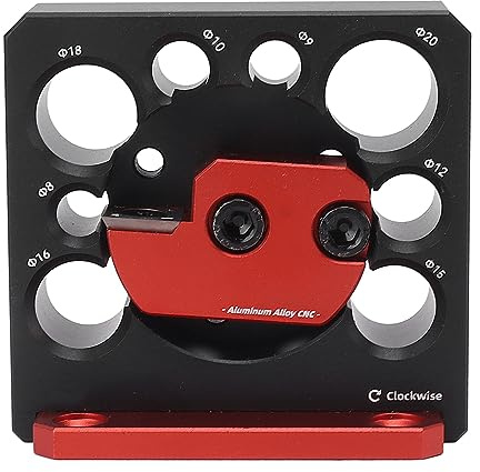 Taglierina per Tornitura per la Lavorazione del Legno Bastone Tondo Trapano Elettrico per Auto Attrezzo per Auto Quadrato Tenone in Legno Rotondo Lega di Alluminio Regolabile