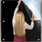 QaZanteiar Dachfenster Rollo, Schwarz B48×H98cm, Dachfenster Verdunkelungsrollo, Dachfenster Rollo Ohne Bohren mit Saugnäpfen, Verdunkelung Dachfenster Rollo für Velux-Dachfenster FK06