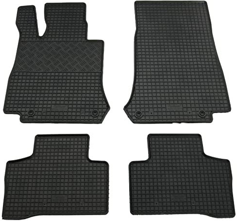 AD Tuning RI903430 Gummifußmatten Set, 4-teilig, Gummi Fußmatten