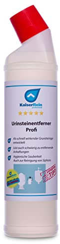KaiserRein Profi Urinsteinentferner extra stark 750 ml flüssig Urinsteinlöser I WC Reiniger extra stark I Toilettenreiniger I Sanitärreiniger I Badreiniger und Kalkentferner