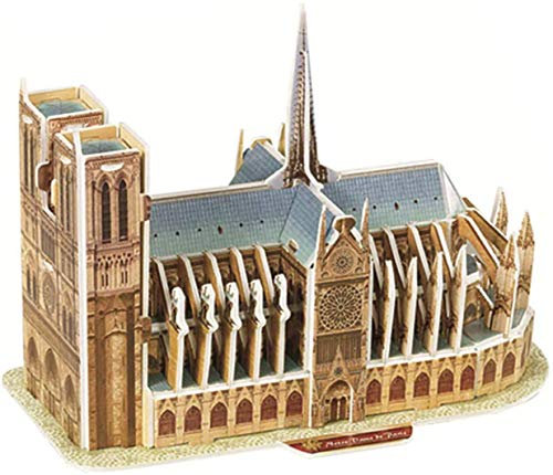 Quickdraw 3D Notre-Dame De Paris Kopie Frankreich Wahrzeichen Famous Modell Puzzlespiel 39 Teile