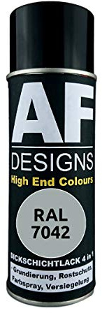 4 IN 1 Ral 7042 Gris Tránsito A Dickschichtlack Laca Spray Lata de Aerosol