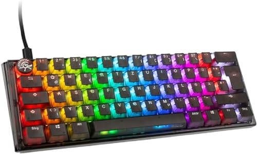 Ducky One 3 Aura Black Mini Gaming Tastatur, RGB LED - MX-Silent-Red