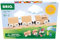 BRIO – 36006 Holzzug zum Anmalen | Individuell gestaltbare DIY-Spielzeugeisenbahn aus Holz für Kinder ab 5 Jahren