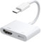Clomnpe USB C auf HDTV Adapter 4K, USB C zu HDTV Adapter für iPhone 15 MacBook Pro Air iPad Pro, Typ-C HD-TV mit 4K/100W Aufladen