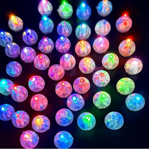 JZK 100 mini luci a LED colorate, a forma di palloncino, a forma di sfera, a batteria, piccole luci a LED per matrimoni, feste, decorazioni per albero di Natale