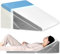KingPavonini Keilkissen Bett zum Schlafen, Verstellbar 19 & 23 & 28 & 30,4 cm, Memory-Schaum, Unterstützung nach Operationen für Rücken, Beinen und Knien, Acid Reflux, GERD, Sodbrennen und Schnarchen