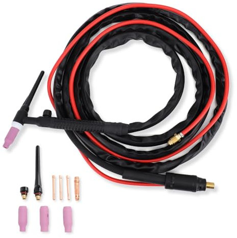 Soldadura TIG 8 mm² Alambre de Cobre de Alta Pureza Manguera de Aire de 13 Pies Antorcha Soldadora TIG Refrigerada por Agua