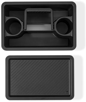 Weber Works Caddy with Tray Lid / Accessory for Weber Works Side Tables, Prep Station and Holder, Collapsible Handle, 14 x 37 x 24 cm