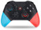 NK Pro Switch Wireless Pro Switch Controller mit Makro-/Wake/Turbo/Gyro Axis/Dual-Vibration/RGB-Licht, Schwarz/Rot/Blau