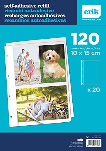 Grupo Erik Refill For Photo Album | Self-Adhesive | 20 Double Sided Pages