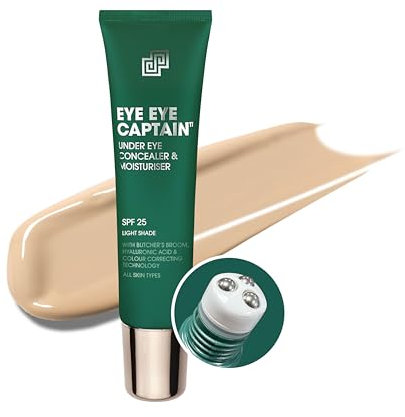 Shakeup — Concealer für Herren, zur Verwendung unter den Augen, reduziert Augenringe, mit SPF25, veganes Make-up, 24-Stunden-Feuchtigkeitsversorgung, 15ml (Light, 15ml)