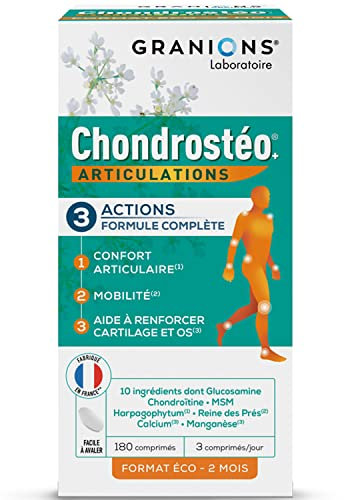 CHONDROSTÉO - Format économique - 2 MOIS - 180 comprimés