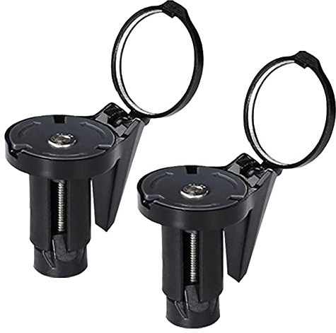 Kisbeibi Bike Mirror, 2 pack Bike Rear View Mirror, Rotatable Bicycle Mirror for Mountain Road Bikes(Black)