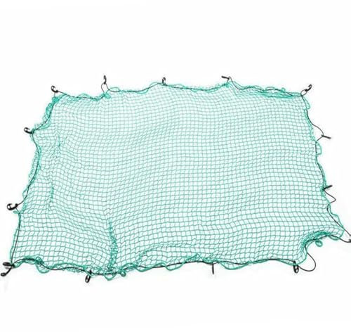 Red de Remolque de 2,2 x 3 m con Cuerda de Goma elástica Red de Seguridad de Carga para Accesorios de Remolque de Coche