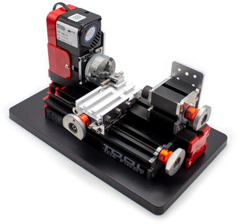 Mini Torno Miniatura Metal Multipropósito Máquina Torno Aplicaciones: Madera, Plásticos, Metales Blandos 20000rev/min