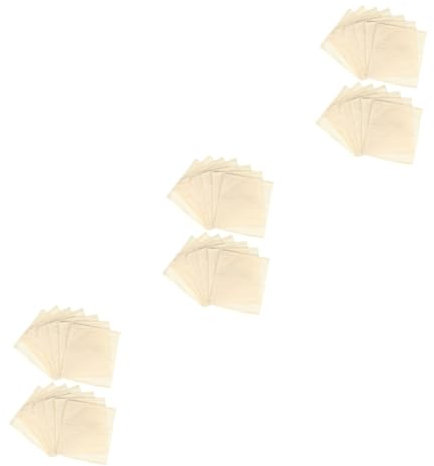 MAGICLULU 150 Pièces de cordon de rangement pochette rangement de chinoise en tissu sacs filtrants en gaze sachets d'épices pour cuisiner 10cm à sec