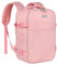 YOKGO Sac à Dos Voyage Cabine Bagage à Main 20L 40x20x25cm pour Ryanair Cabine Avion Sous Siège Cabine Sac à Dos Ordinateur Portable 14 Pouces Homme Femme Sac de Travail Week-ends Affaires Rose