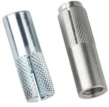 Tornillo de anclaje de inserción, perno, tuerca de cuña, anclaje de expansión, de acero inoxidable galvanizado, M6M8M10M12M16(Carbon Steel,M12-1pcs)