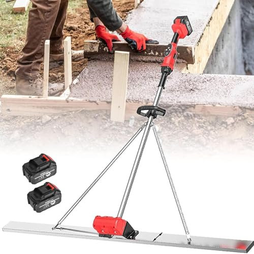 Massetto in Calcestruzzo Potente Strumento elettrico per la finitura del calcestruzzo, macchina vibrante per calcestruzzo, vibratore per massetto elettrico a batteria per cemento commerciale