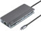 IVLAZLRG ORICO 11-in-1 USB C Dockingstation Typ-C bis 4K30Hz HDMI-Adapter PD100W SD TF USB 3.0 Hub kompatibel mit verschiedenen Geräten kompatibel(11-in-1)
