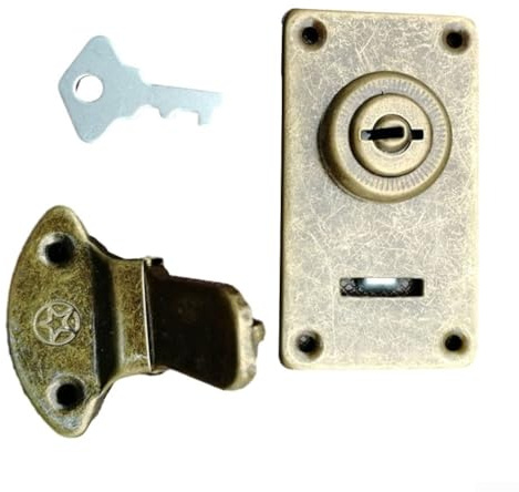Elegante fibbia a levetta in ferro per valigie serratura vintage per casse degli attrezzi e conservazione dei gioielli