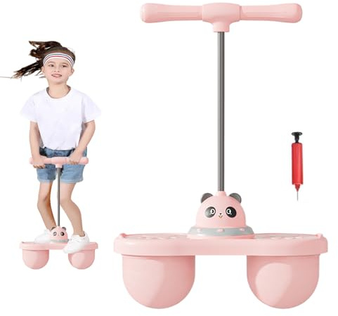 Pelota De Rebote De Equilibrio: Juguete De Pelota De Salto, Pelotas De Salto Hinchables para Niños, Juguete De Pelotas De Coloridas, Tablero De Tolva Que Rebota con Asa, Juguetes De Desafío Al A