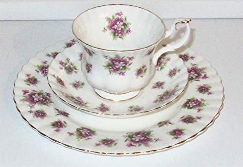 Royal Albert Sweet Violets Lot de 3 tasses à collectionner en porcelaine