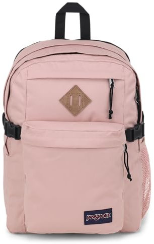 JANSPORT Main Campus 15 Inch Laptop Backpack - Any Occasion Daypack, Misty Rose