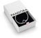PANDORA Moments Women's Sterling Silver Heart Closure Snake Chain Bracelet, Size 16, With Gift Box