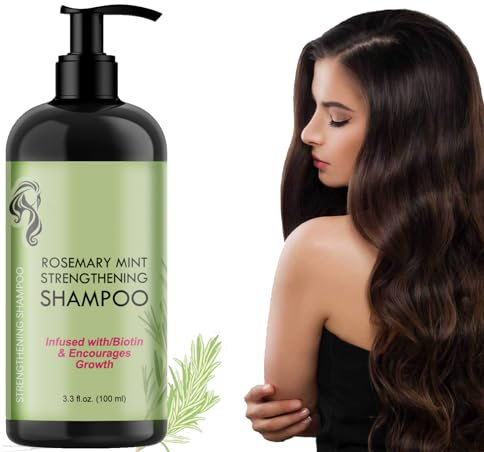 Rosmarino Mint Shampoo per la Crescita dei Capelli, 100ML