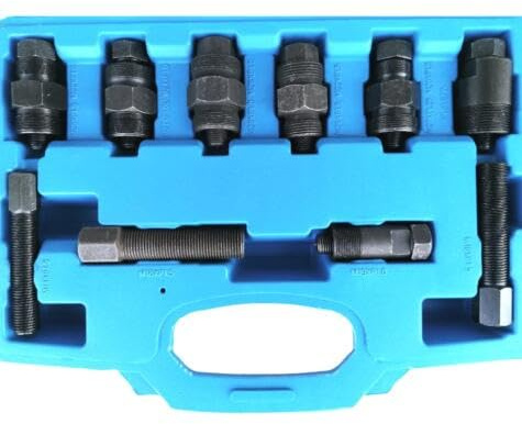 SIO Kit Extracteur Volant Magnétique Moto 15 Pièces – Arrache Rotor & Alternateur Universel – Outil Démontage Allumage Moto & Scooter