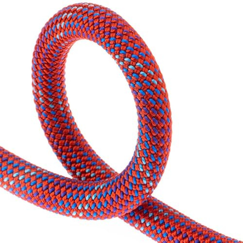 FIXE - Cuerda Escalada Foixarda 9,8 mm, Simple, Escalada Deportiva y Rocódromo, Flexible, Tratamiento Nature sin PFC, Reflectante, EN892, UIAA