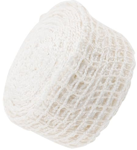 PHENOFICE Rete Per Salsa Di Maiale in Filo Di Cotone Rotolo Da 5 M Spago Per Rete Da Macellaio Per Legare Il Prosciutto Da Cucina