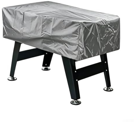 Copertura per tavoli da biliardo di dimensioni standard e biliardino, resistente ai raggi UV e alla pioggia (210D: 163 x 115 x 48 cm)