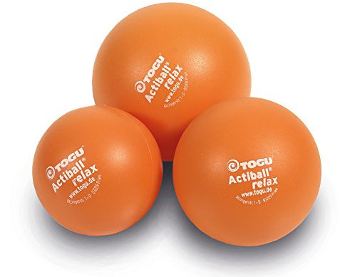 TOGU Actiball Relax 3er-Set Faszienmassageball, orange