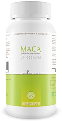 Maca bio du Pérou - Terre Inconnue® - pot de 210g - pure Lepidium Peruvianum Chacon