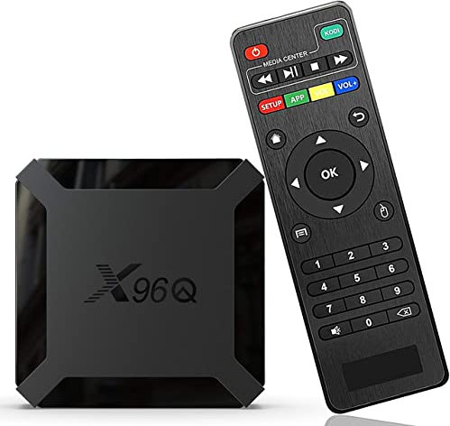 Android TV Box 96 Mini X - Q 4k Android10.0 1GO RAM 8GO ROM Transformer Votre TV en Smart TV HD Multimedia WiFi 2.4G Votre écran de Téléphone sur Votre TV avec l'option Screen Mirroring