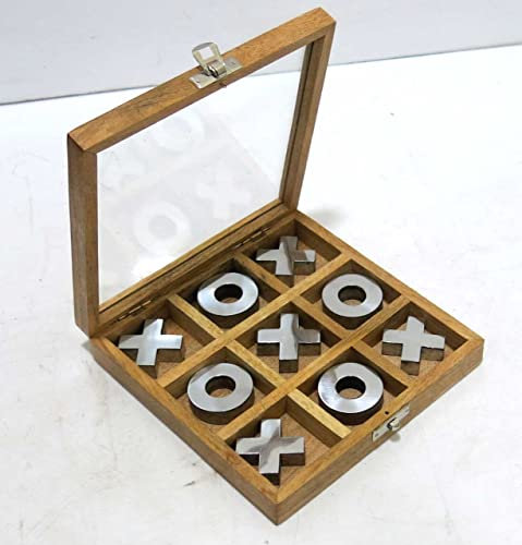 KAM Home Holzspiel Domino Würfel Tic Toe Spiel Geschenke für Weihnachten Basteln