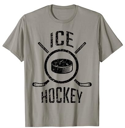 Eishockey Trikot Geschenk Geschenke Hockey Schläger Puck T-Shirt