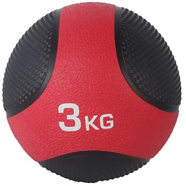 VIOK SPORT Balón Medicinal Ideal para Cross Training y Funcional - Pesos de 2kg, 3kg y 4kg -Agarre Antideslizante - Ejercicio y Crossfit (5, Kilogramos)