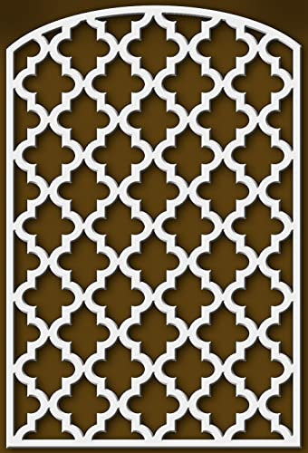 Andaluciart | Celosía Decorativa de Jardín 100 x 150 cm | Panel Separador PVC | Valla Exterior