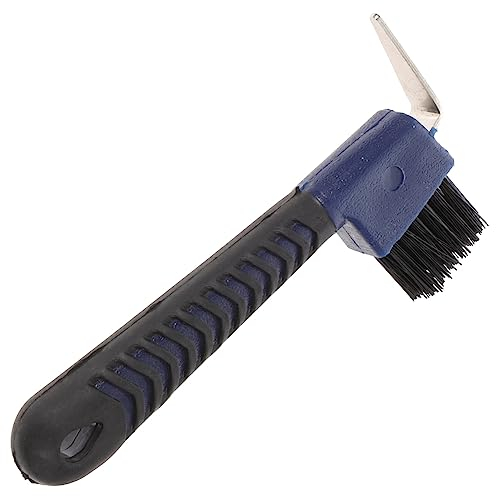 CORHAD Hufkratzer Mit Bürste Für Pferde Hufpflege Werkzeug Mit Weichem Griff Und Robuster Gummispitze Zur Effektiven Hufreinigung